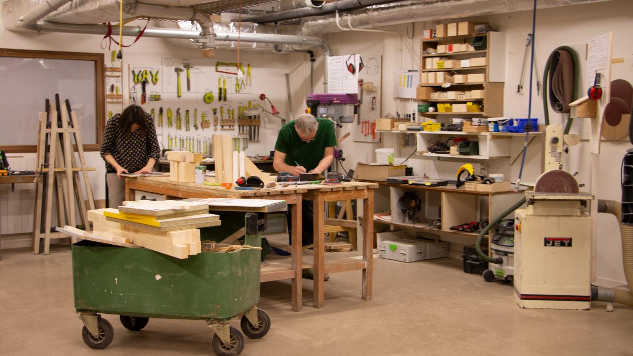 L’atelier menuiserie École supérieure d'art et de design TALM L’atelier menuiserie École supérieure d'art et de design TALM